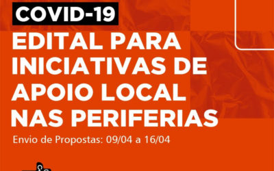 Edital para iniciativas de apoio local nas periferias